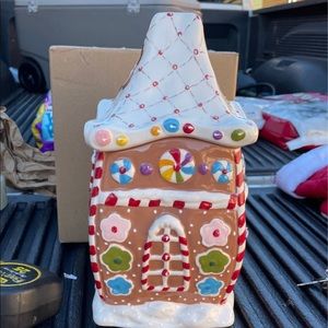 The Gingerbread Cookie Cottage Jar
